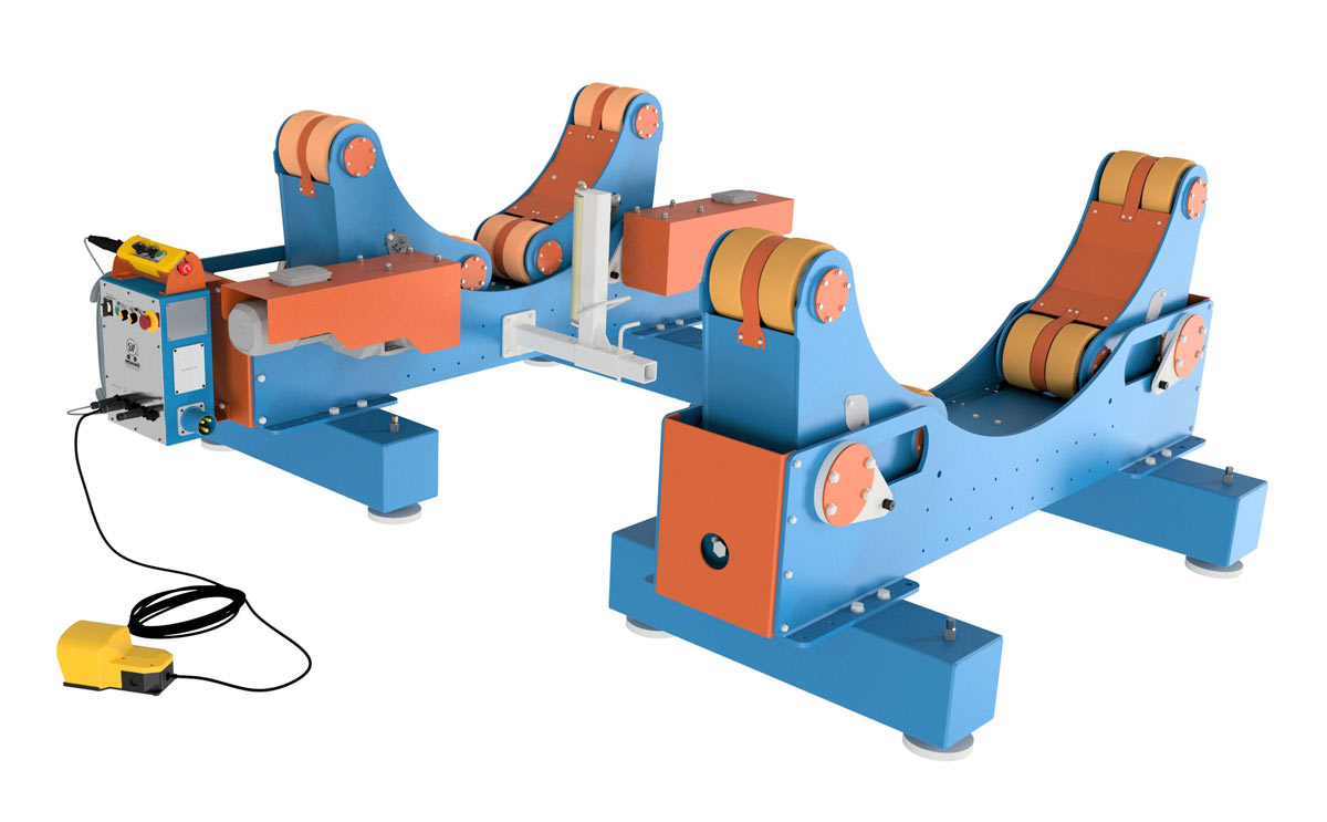 Mozgatható-önbeállófejes tartályforgató pár – MBD150/MB150